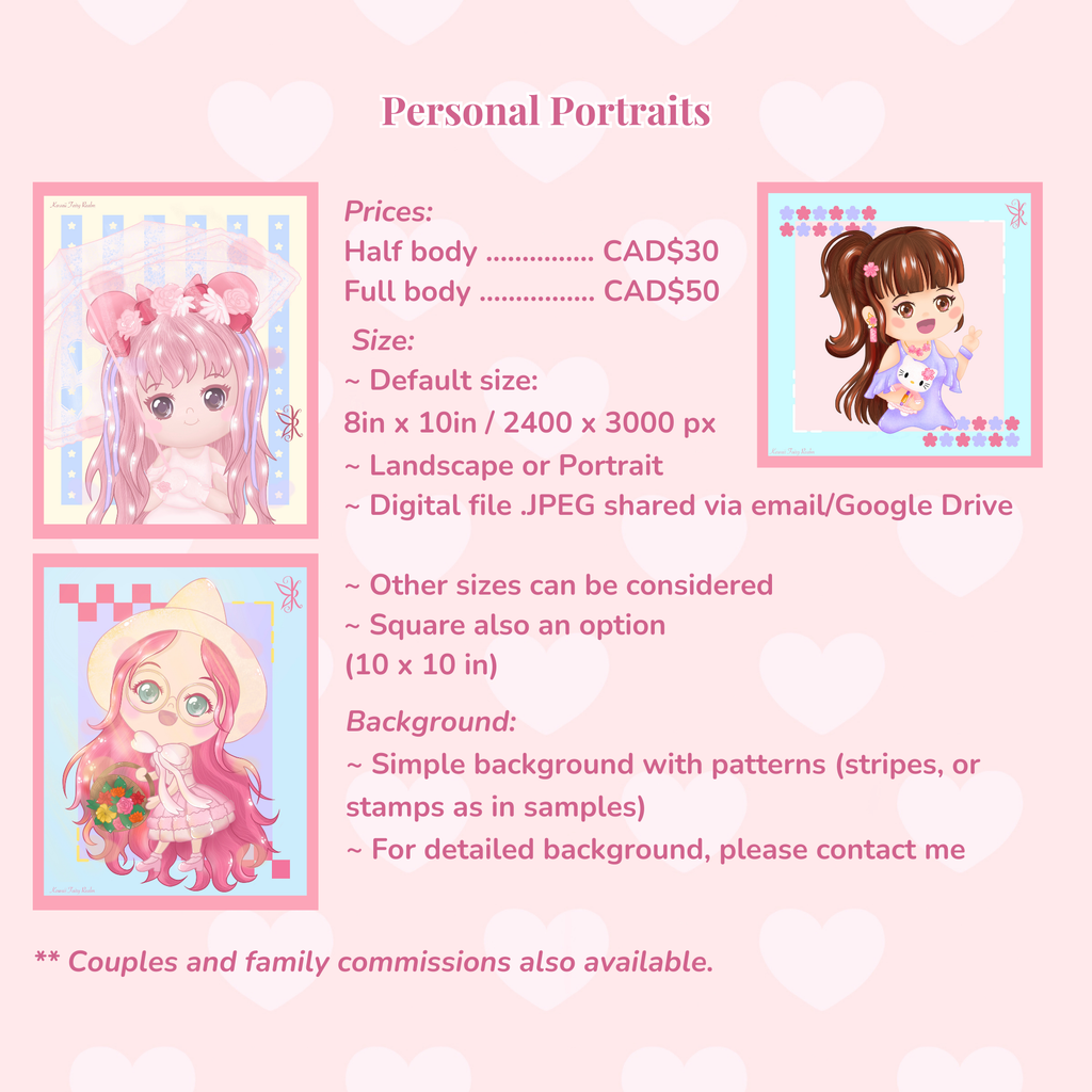 Kawaii Portrait Commissions