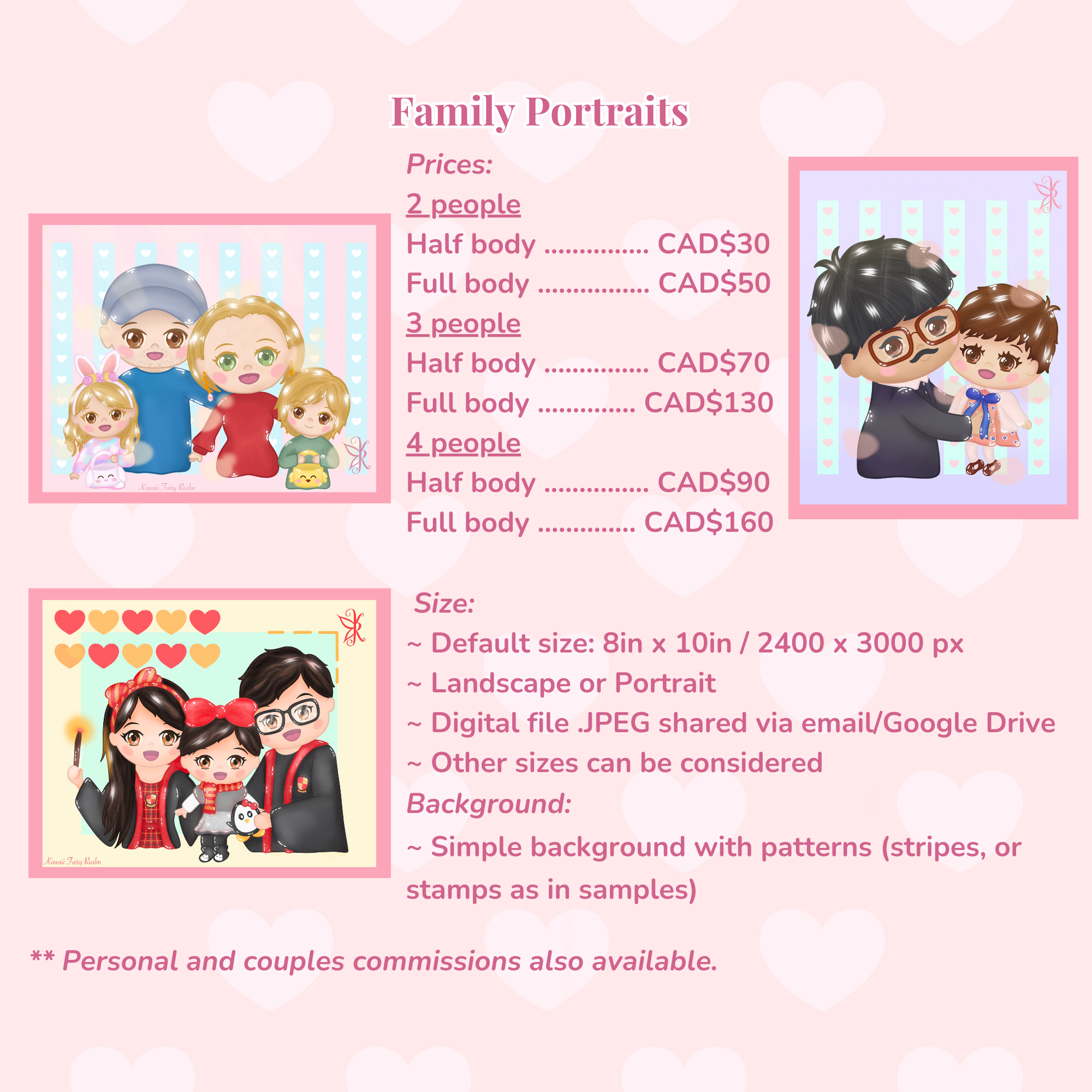 Kawaii Portrait Commissions