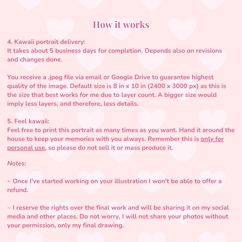 Kawaii Portrait Commissions