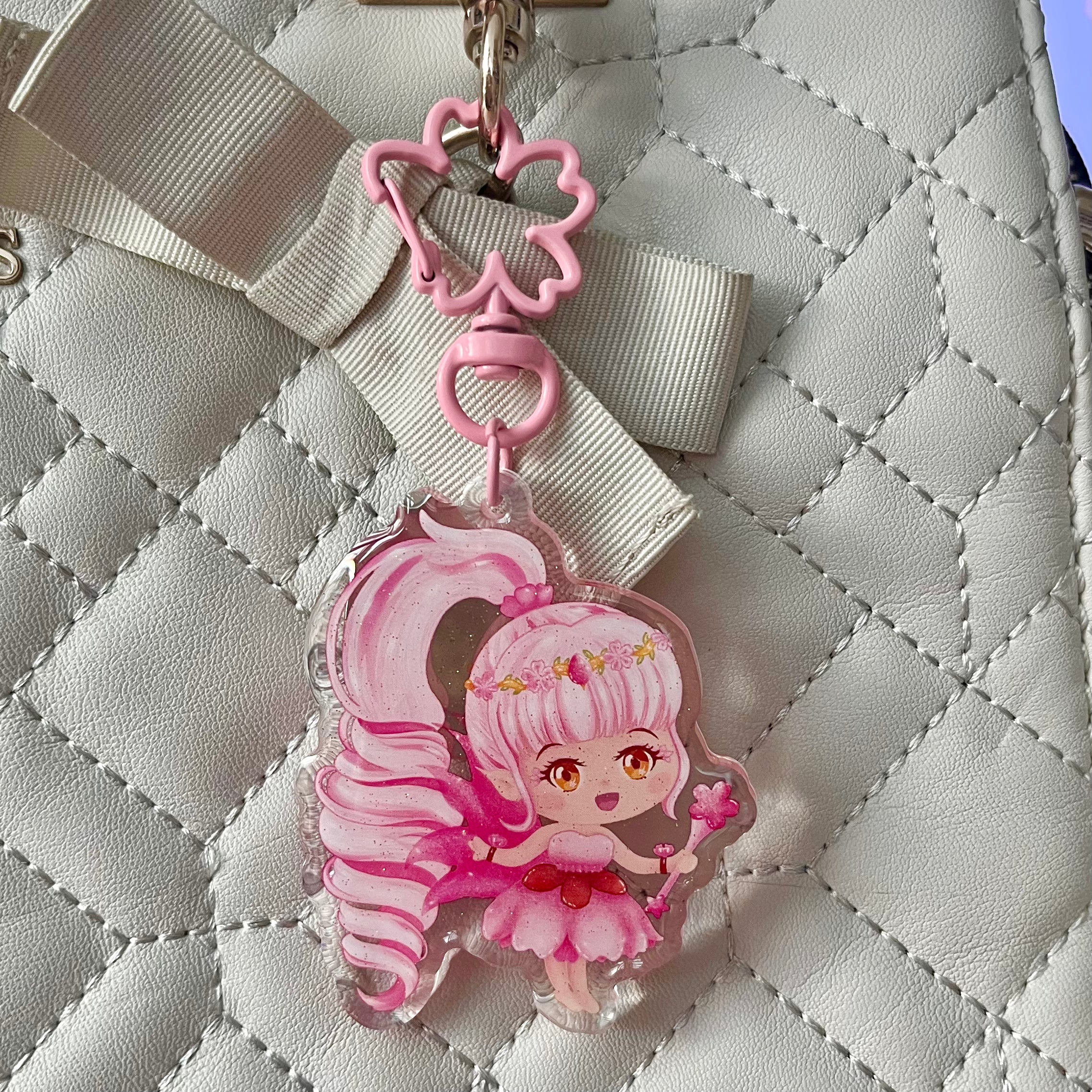 Aillya The Sakura Fairy Acrylic Keychain