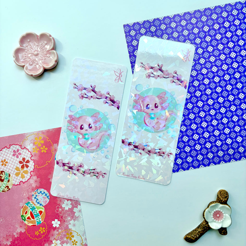 Axolotl Holo Bookmark