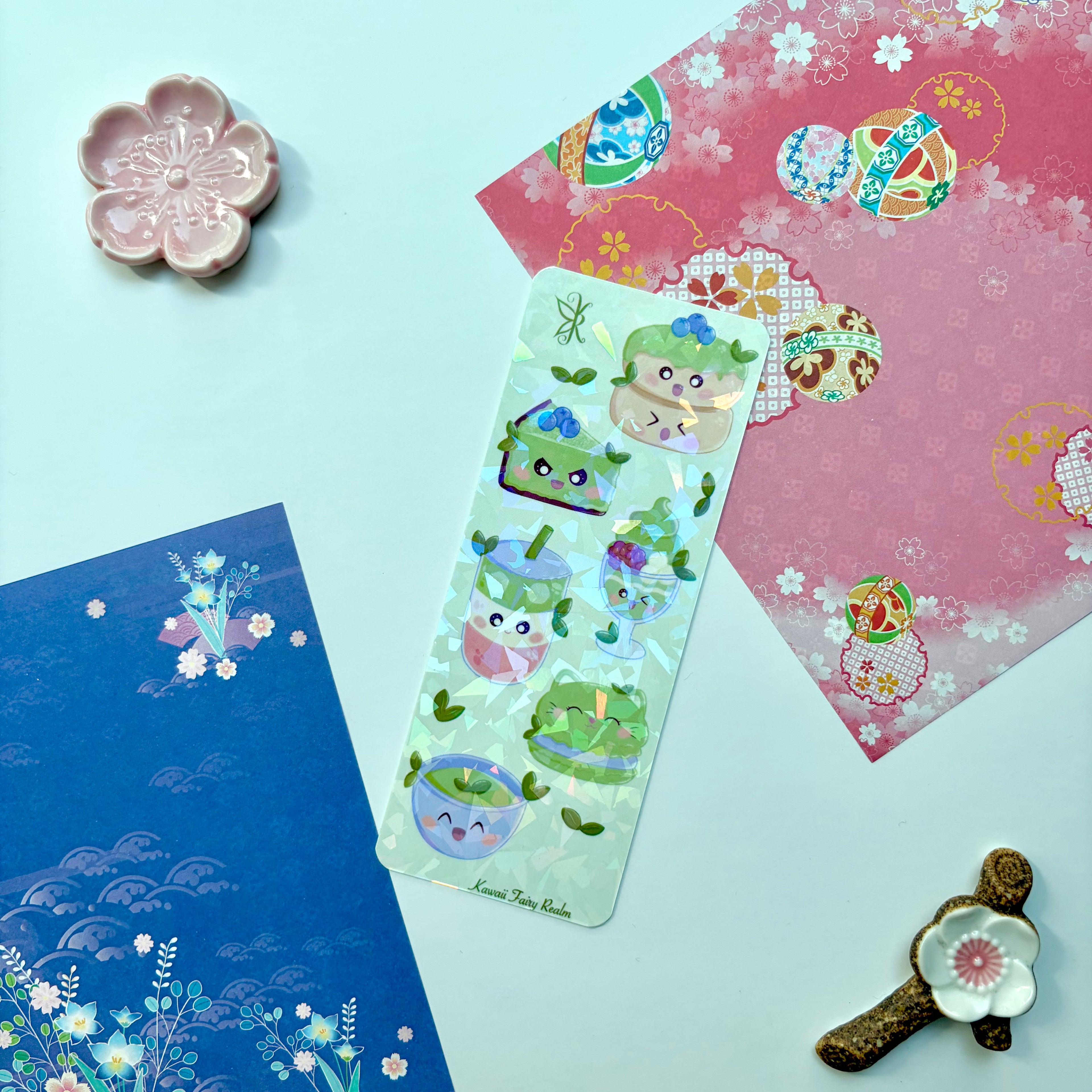 Matcha Treats Holo Bookmark