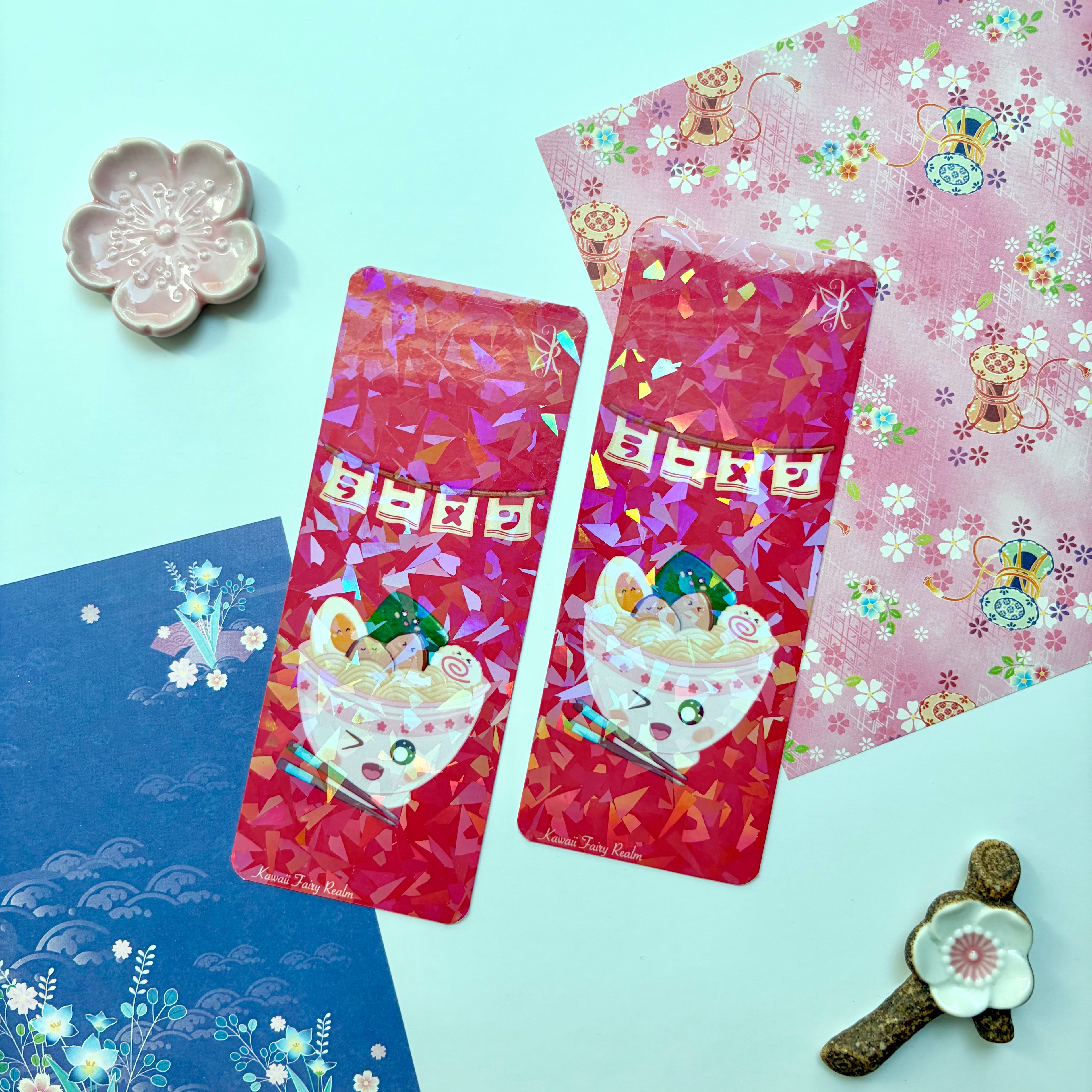 Ramen Holo Bookmark