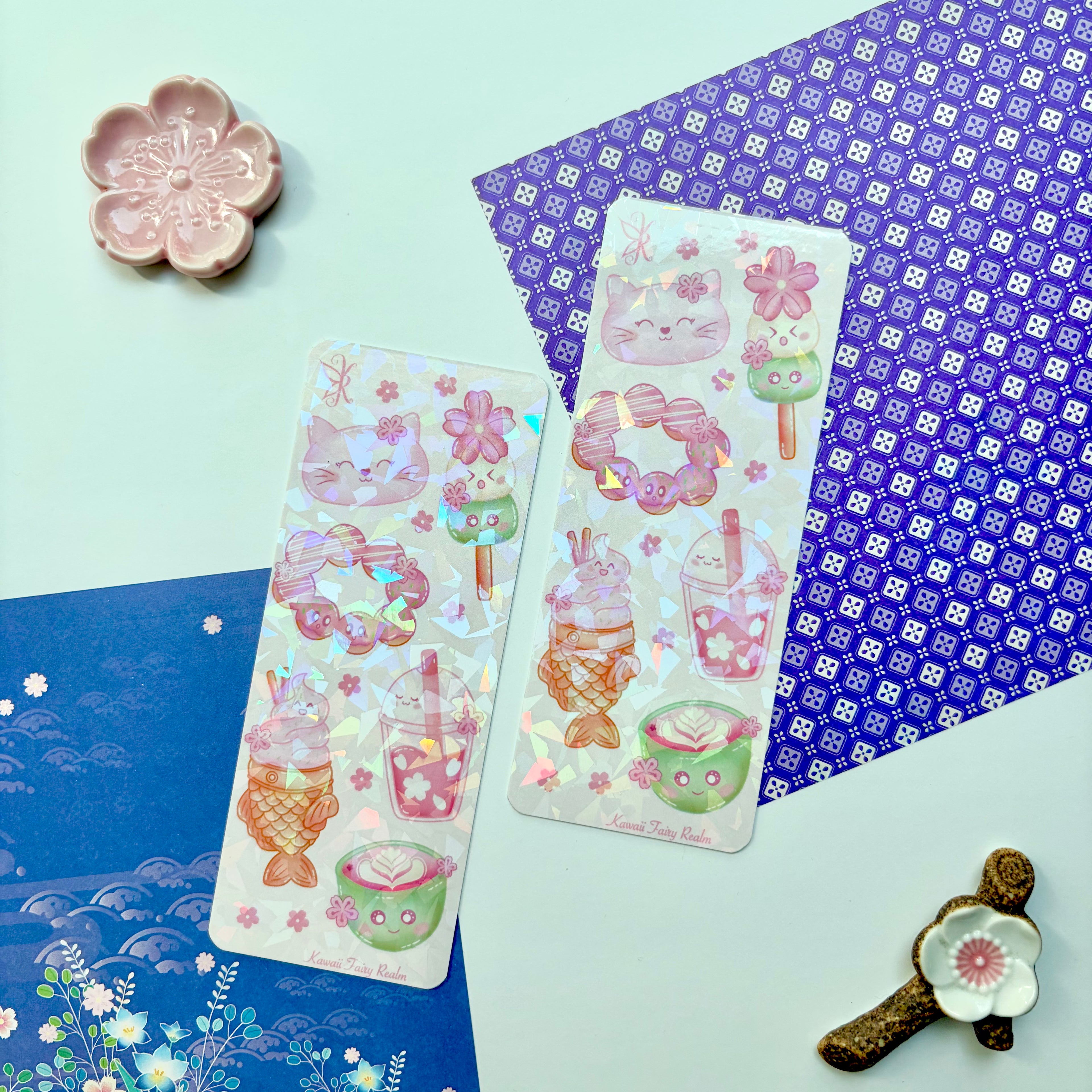 Sakura Treats Holo Bookmark