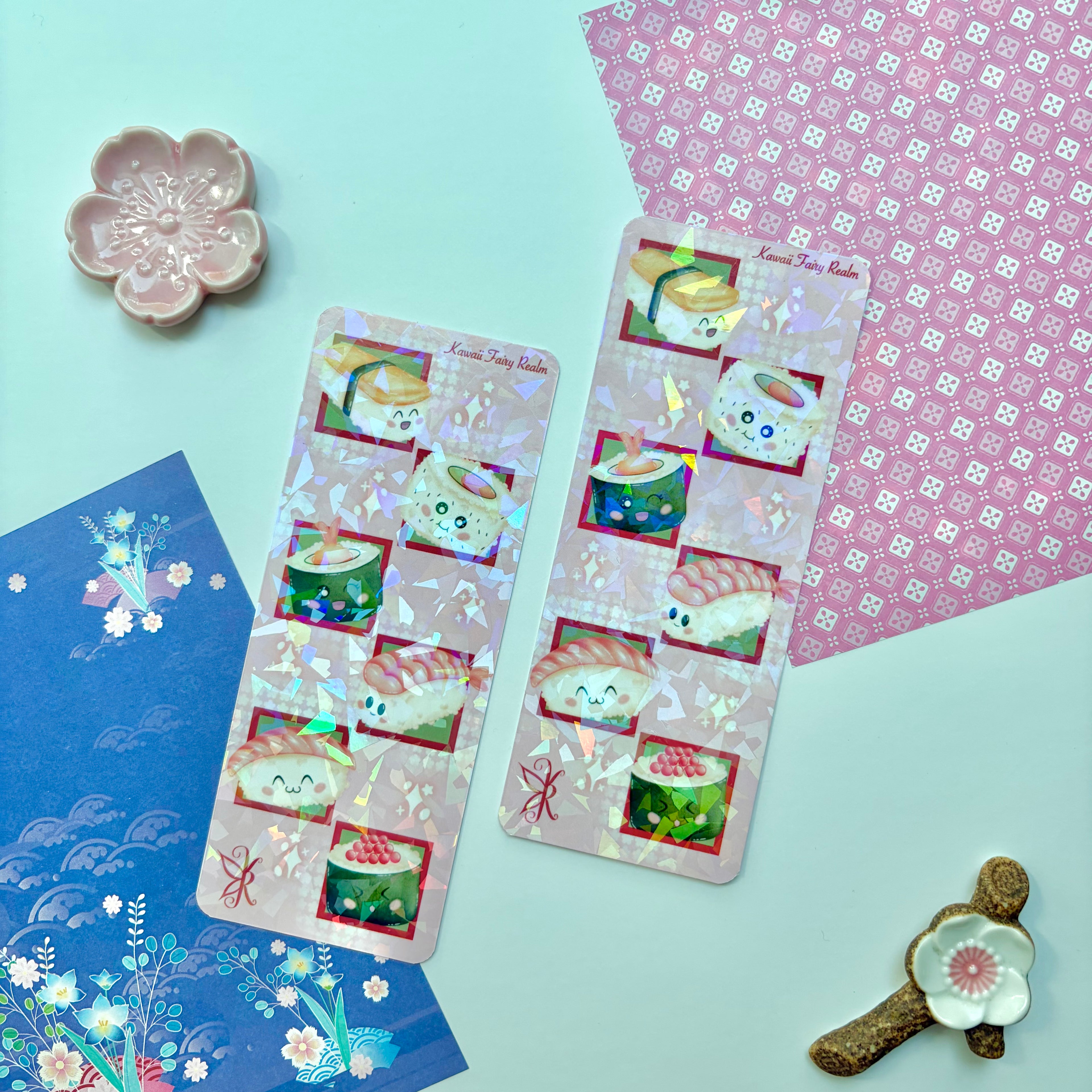 Sushi Holo Bookmark