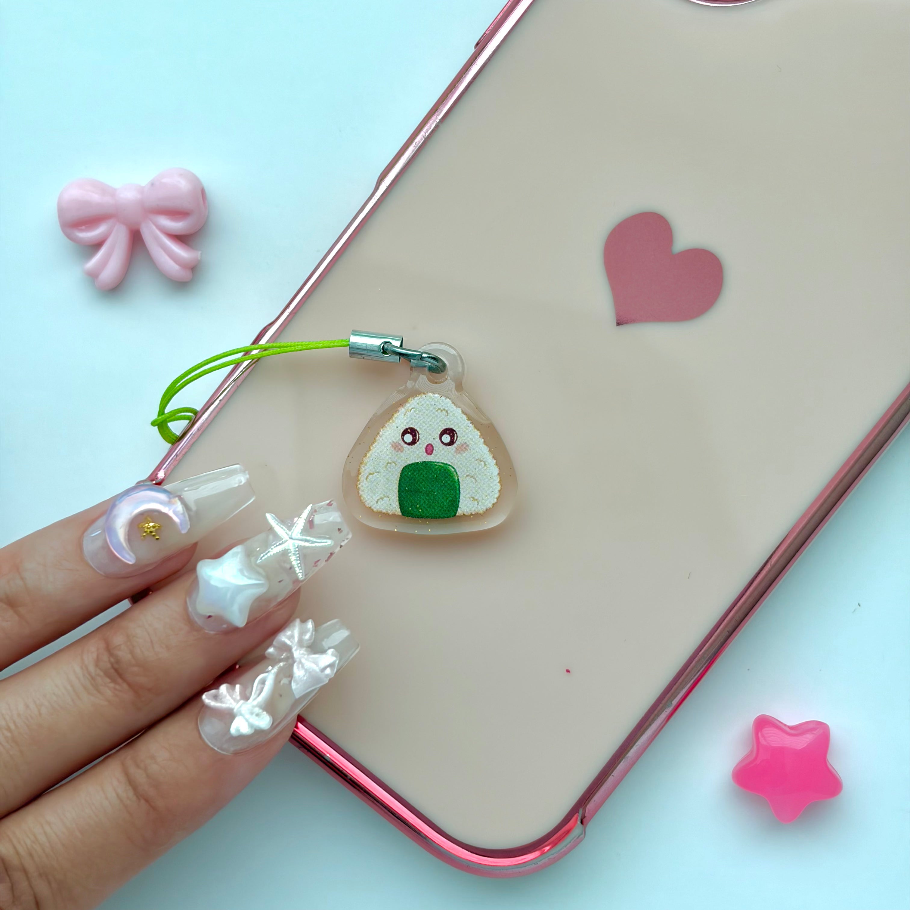 Onigiri Phone Charm