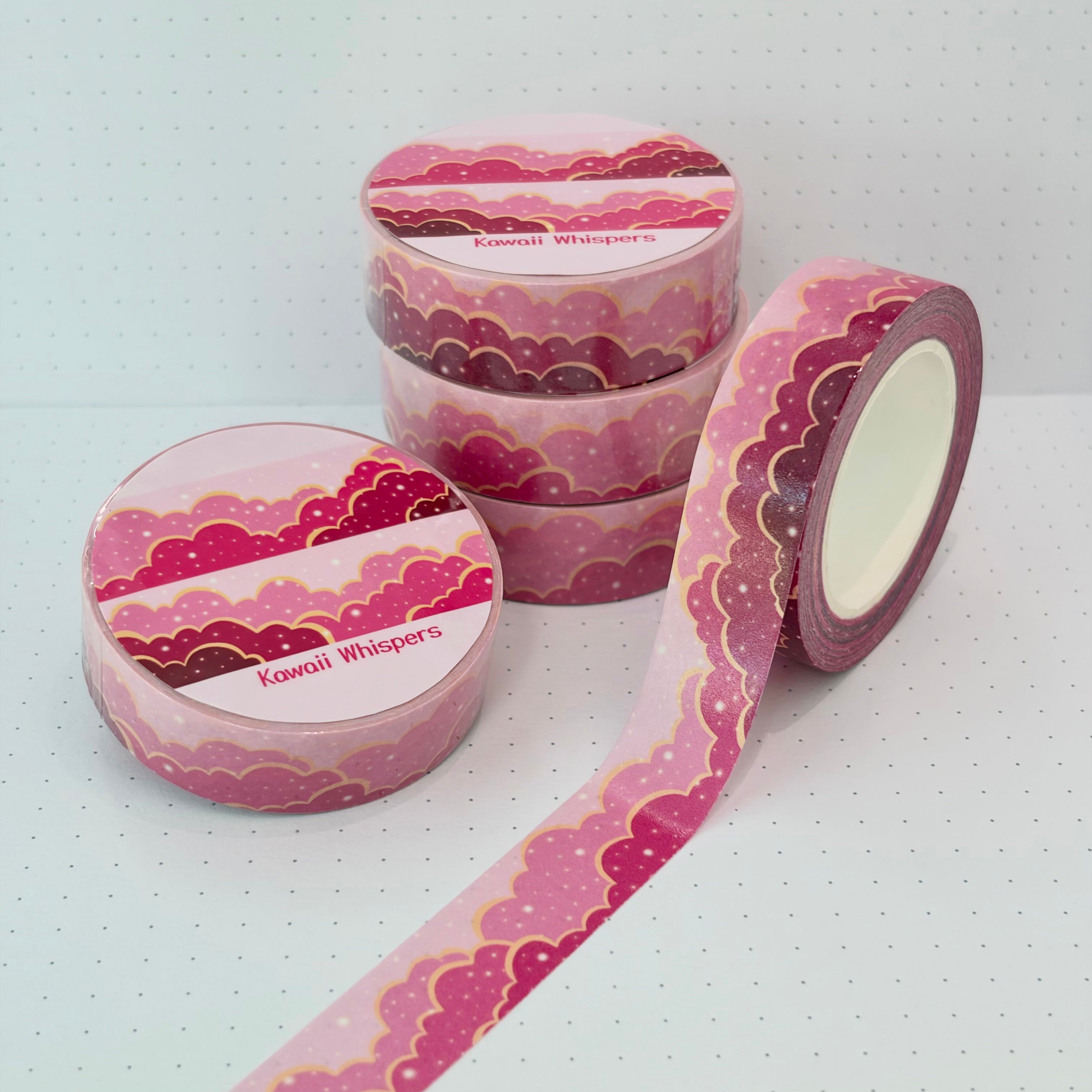 Pink Clouds Washi Tape