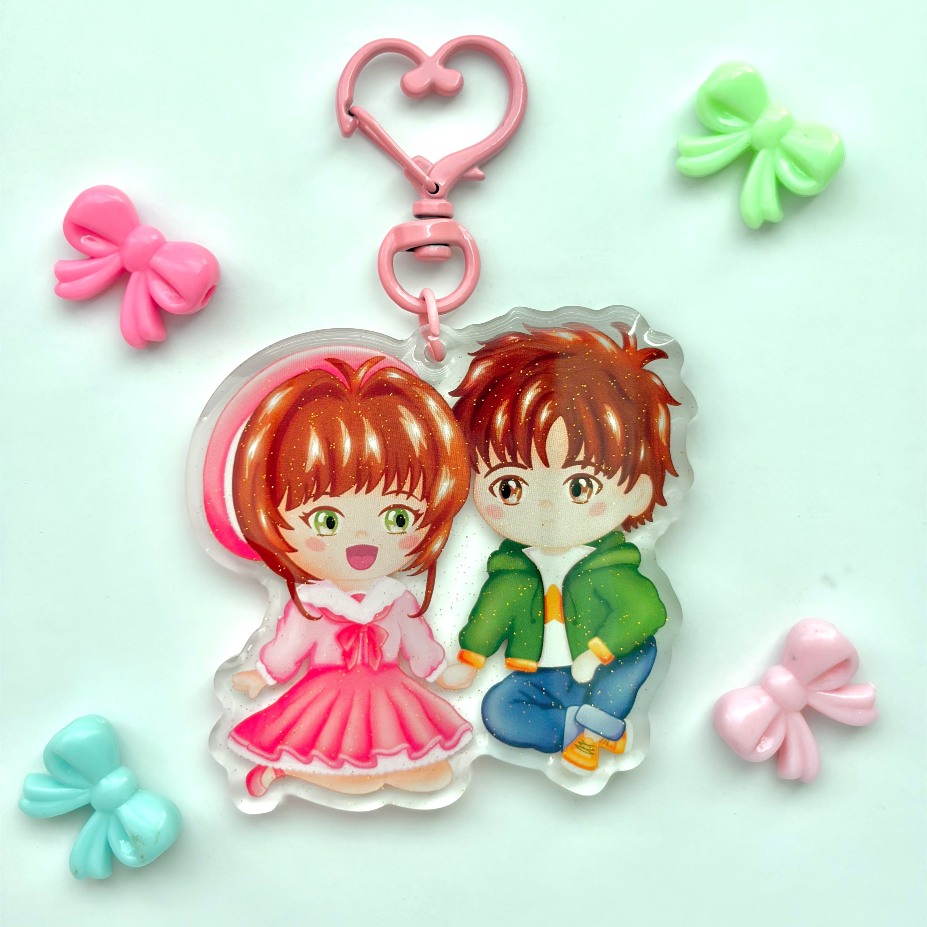 Sakura & Shaoran Acrylic Keychain