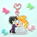 Sailor Moon & Tuxedo Mask Acrylic Keychain