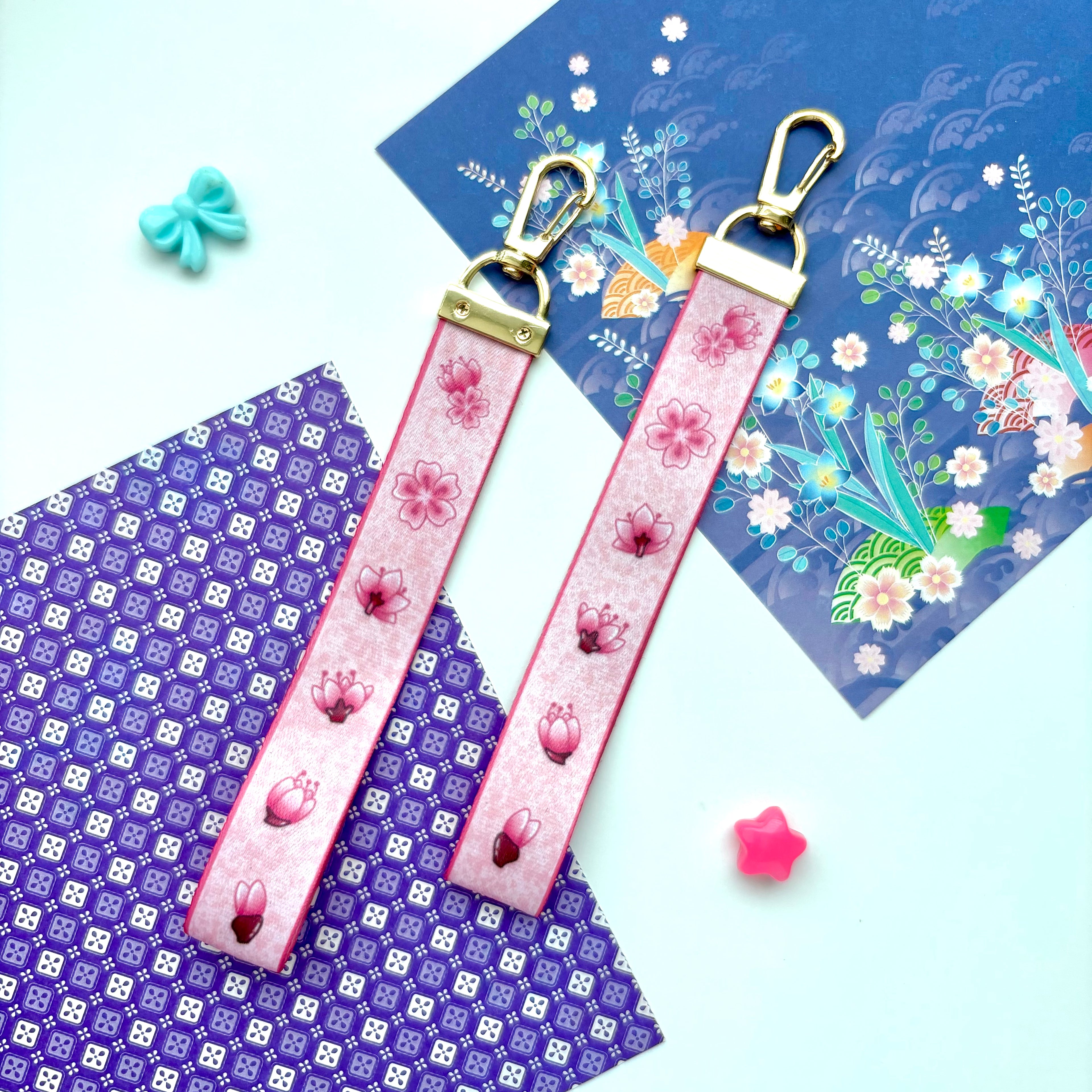 Sakura Flowers Lanyard
