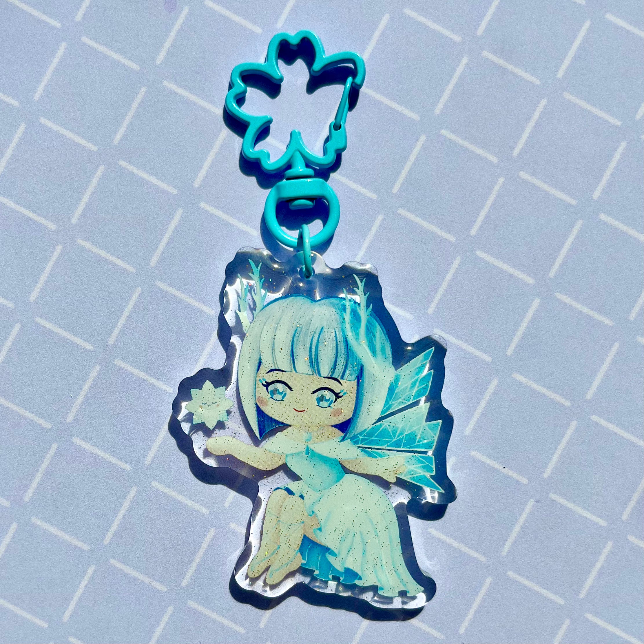Myndrill The Winter Fairy Acrylic Keychain