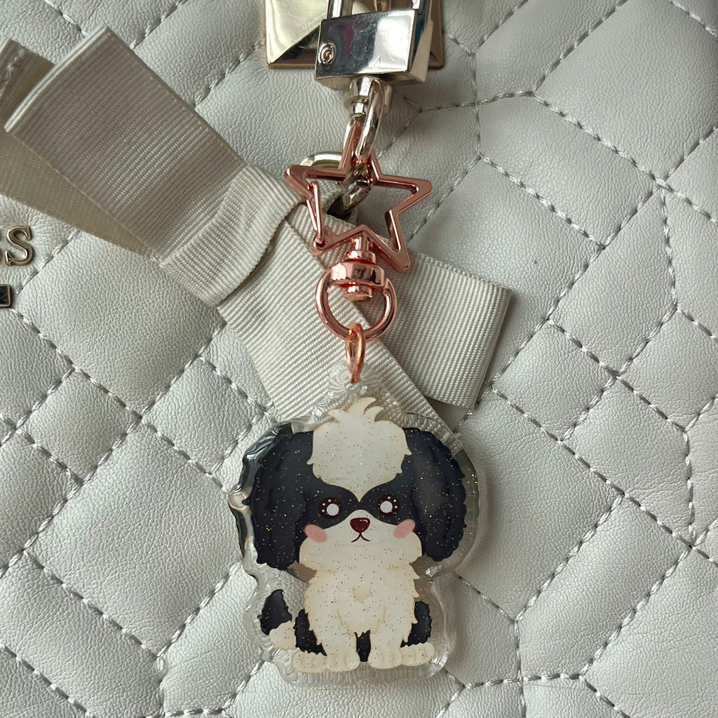 Kawaii Shih Tzu Acrylic Keychain