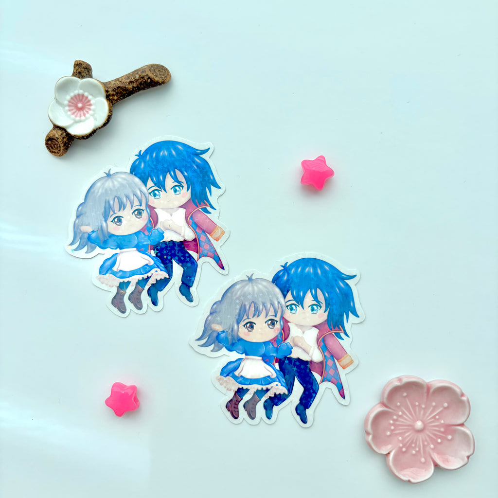 Howl & Sophie Large Holo Sticker