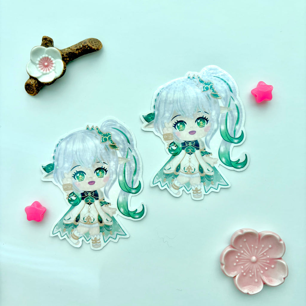 Nahida Genshin Impact Large Holo Sticker