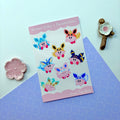 Kirby x Eeveelutions Vinyl Sticker Sheet