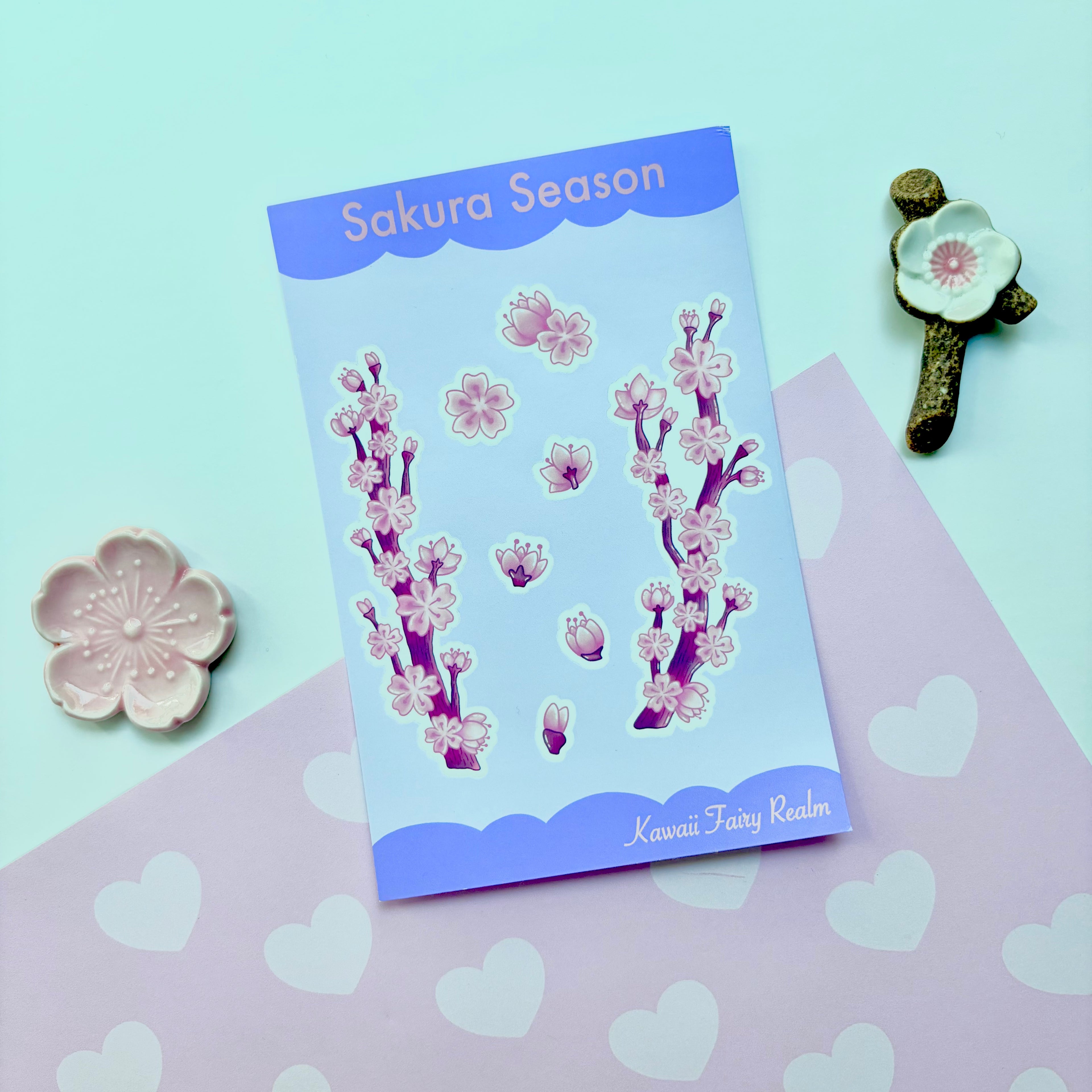 Sakura Season Vinyl Sticker Sheet
