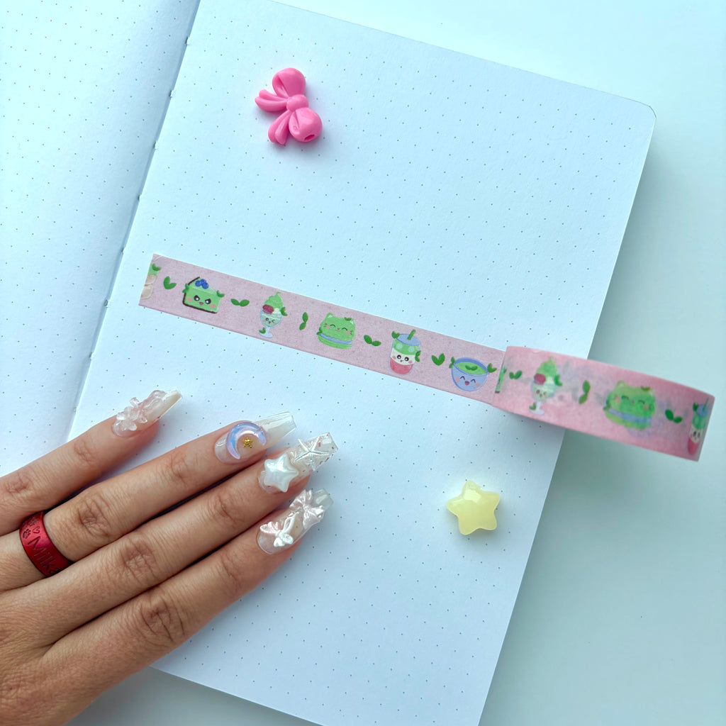 Matcha Treats Washi Tape