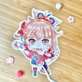 Yoimiya Genshin Impact Large Holo Sticker